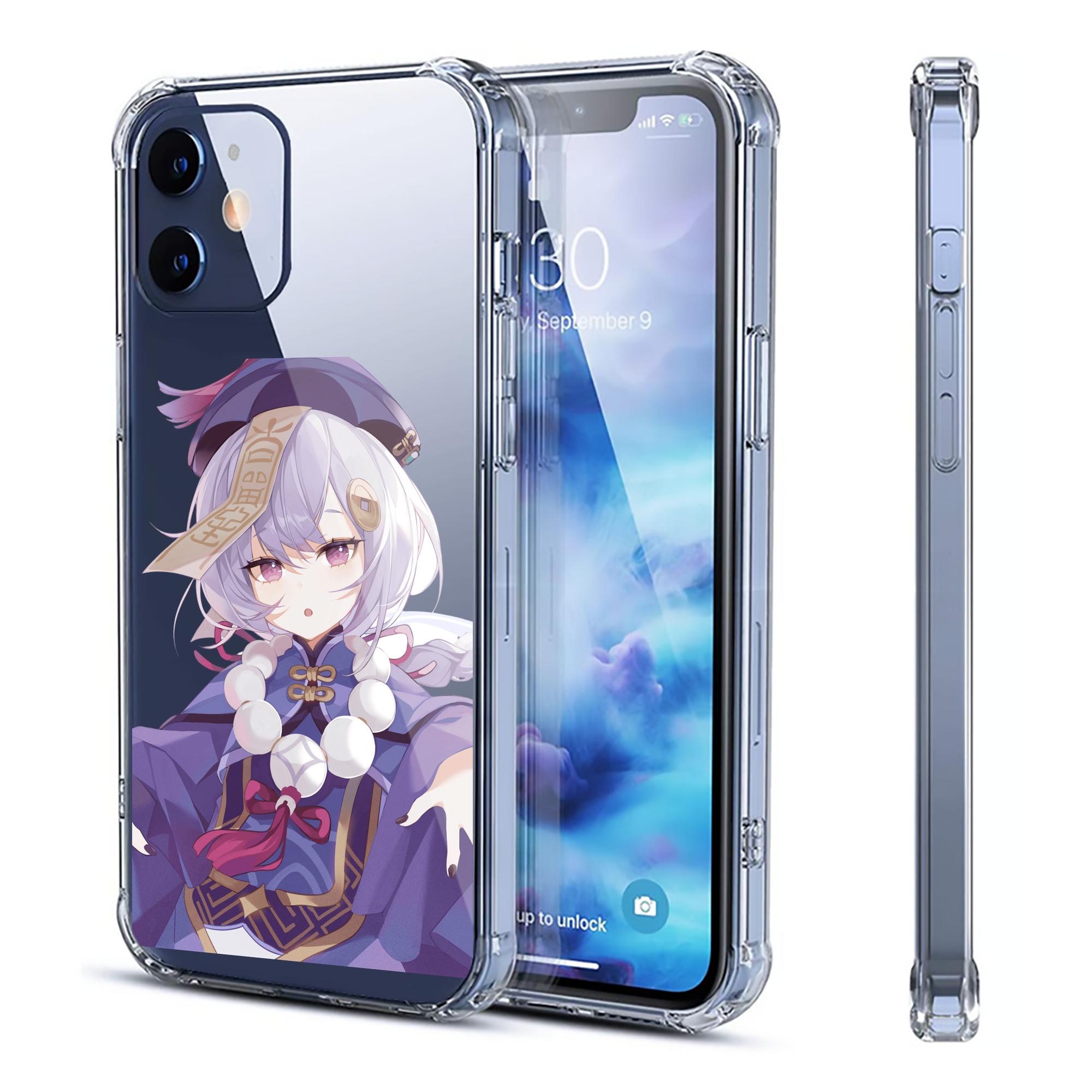 げんし神 七七 なな  genshin Nana 【iPhone 12シリーズ対応】透明スマホケース（クリアソフトケース）